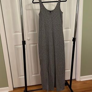 Maxi tank top dress with slit